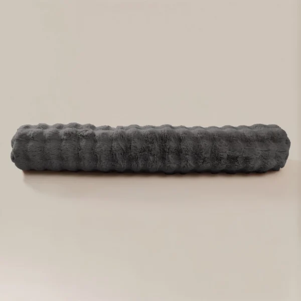 Zwangerschaps Kussen Bodypillow Pompom Antraciet 140 x 20