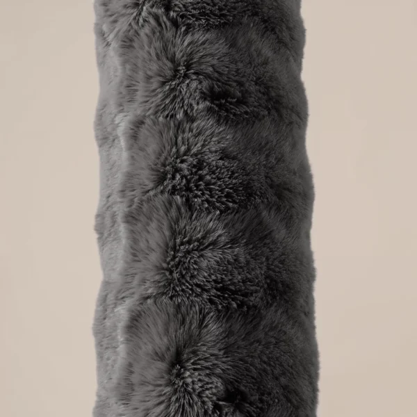 Zwangerschaps Kussen Bodypillow Pompom Antraciet 140 x 20