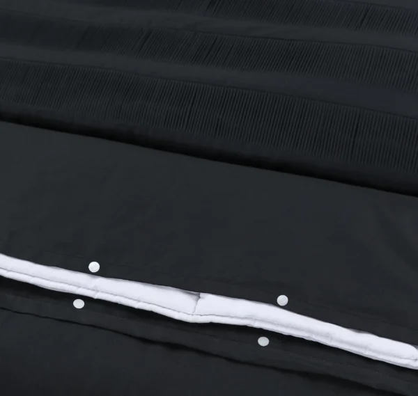 Dekbedovertrek Bali Zwart