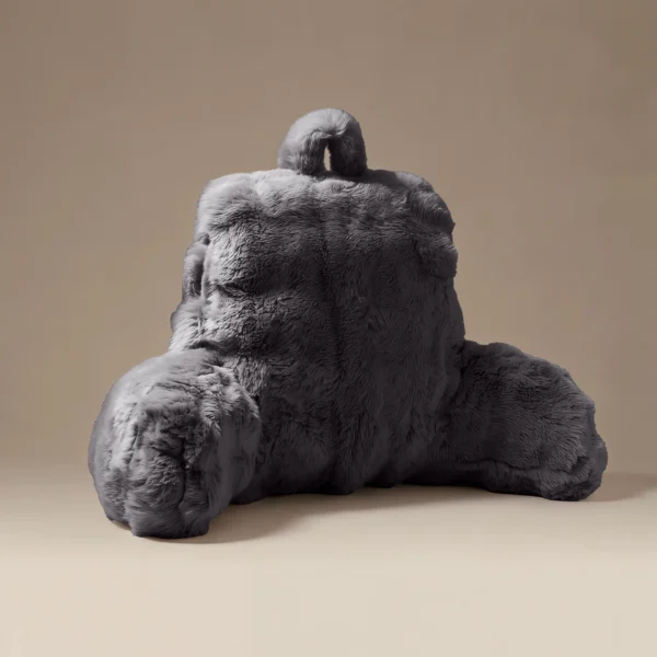 Rugsteun Kussen Bedrest Pompom Antraciet 34 x 50