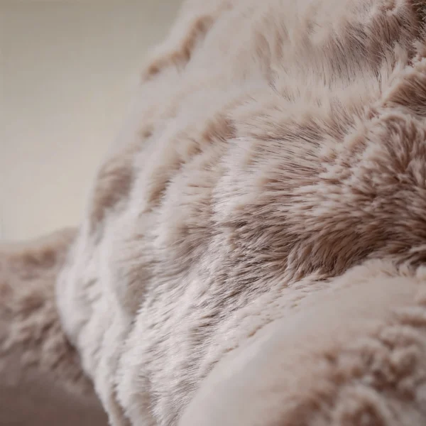 Rugsteun Kussen Bedrest Pompom Taupe 34 x 50