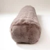 Zwangerschaps Kussen Bodypillow Pompom Taupe 140 x 20