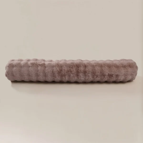 Zwangerschaps Kussen Bodypillow Pompom Taupe 140 x 20