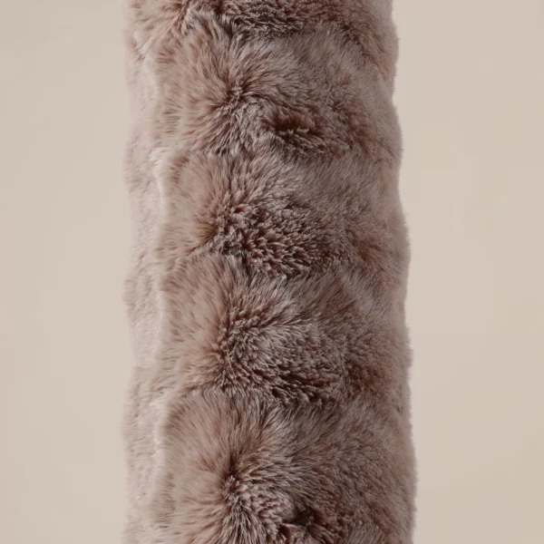 Zwangerschaps Kussen Bodypillow Pompom Taupe 140 x 20