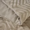 Dekbedovertrek Chevron Teddy Taupe