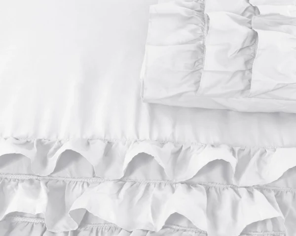 Dekbedovertrek Cyprus Wit