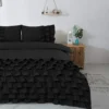 Dekbedovertrek Cyprus Zwart