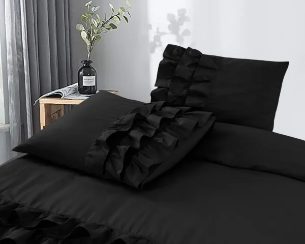 Dekbedovertrek Cyprus Zwart