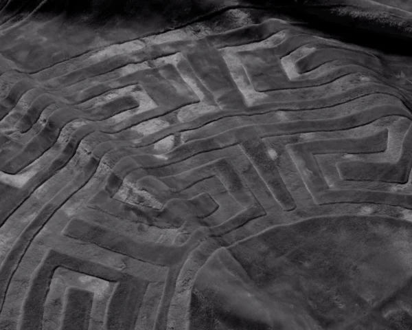 Deken Embossed Zeta Antraciet 200 x 240