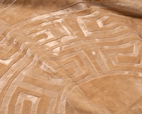 Deken Embossed Zeta Crème 200 x 240