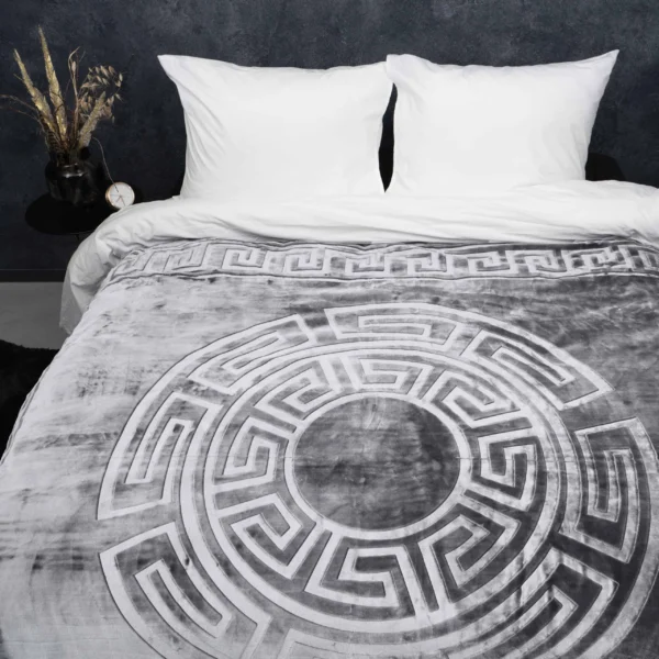 Deken Embossed Zeta Grijs 200 x 240