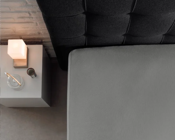 Hoeslaken Enkel Jersey Grijs