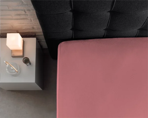Hoeslaken Enkel Jersey Roze