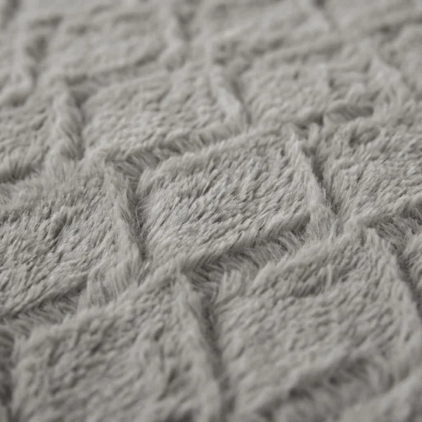 Dekbedovertrek Faux Fur Syon Grijs