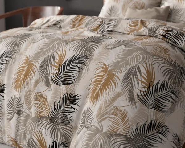 Dekbedovertrek Feather District Zand