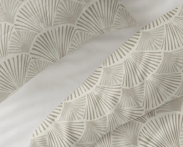 Dekbedovertrek Flanel Claire Zand