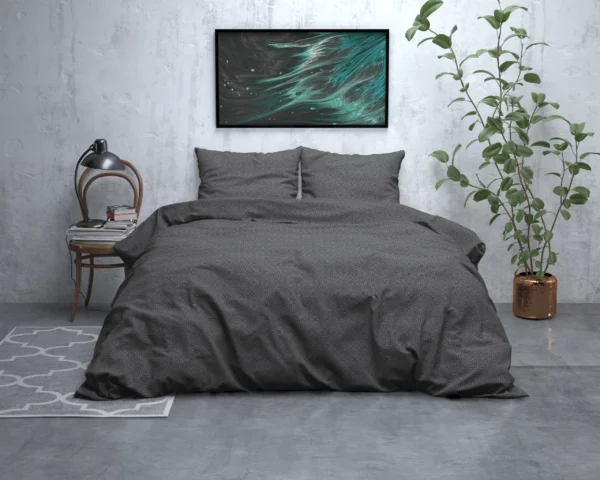 Dekbedovertrek Flanel Jason Antraciet