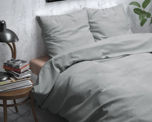 Dekbedovertrek Flanel Jason Grijs