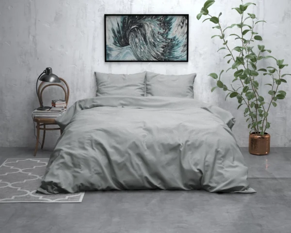 Dekbedovertrek Flanel Jason Grijs