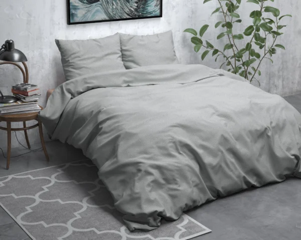 Dekbedovertrek Flanel Jason Grijs