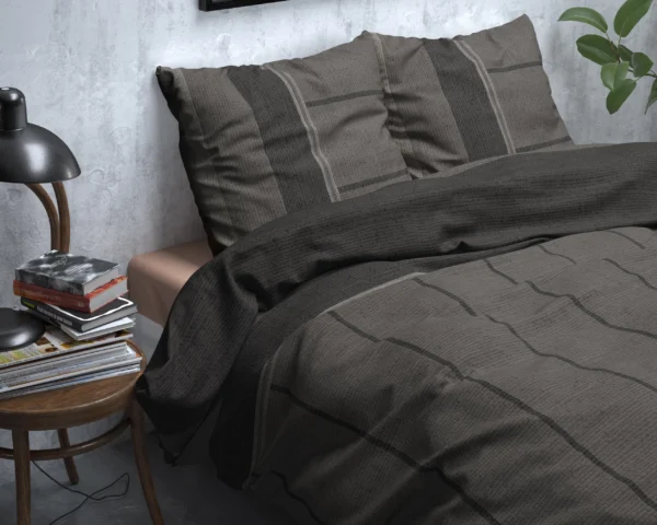 Dekbedovertrek Flanel Kees Taupe