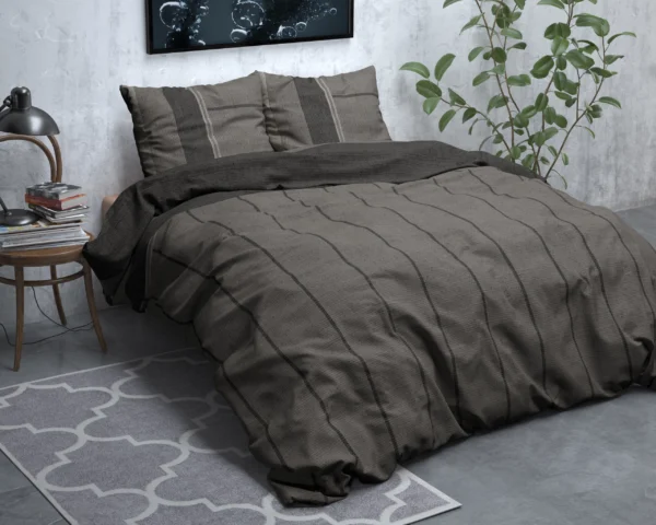 Dekbedovertrek Flanel Kees Taupe