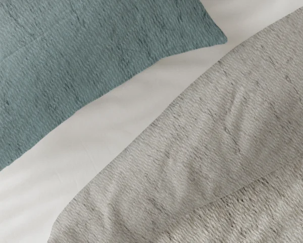 Dekbedovertrek Gradia Beige/Blauw