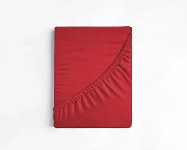 Hoeslaken Katoen Rood