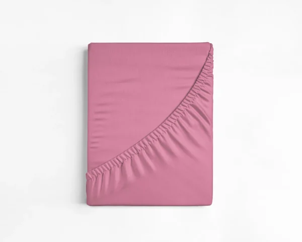 Hoeslaken Katoen Roze