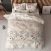 Dekbedovertrek Lovely Flower Beige