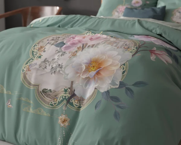 Dekbedovertrek Lyra Groen