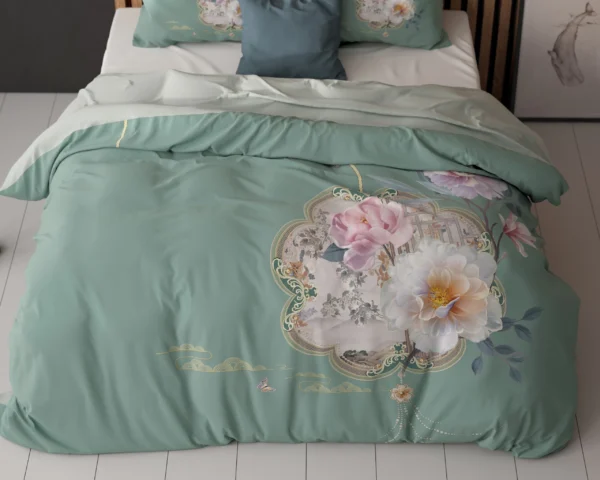 Dekbedovertrek Lyra Groen