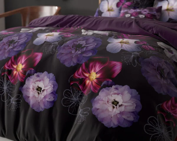 Dekbedovertrek Magic Flower Paars