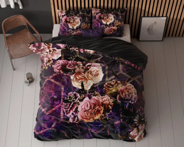 Dekbedovertrek Marise Paars
