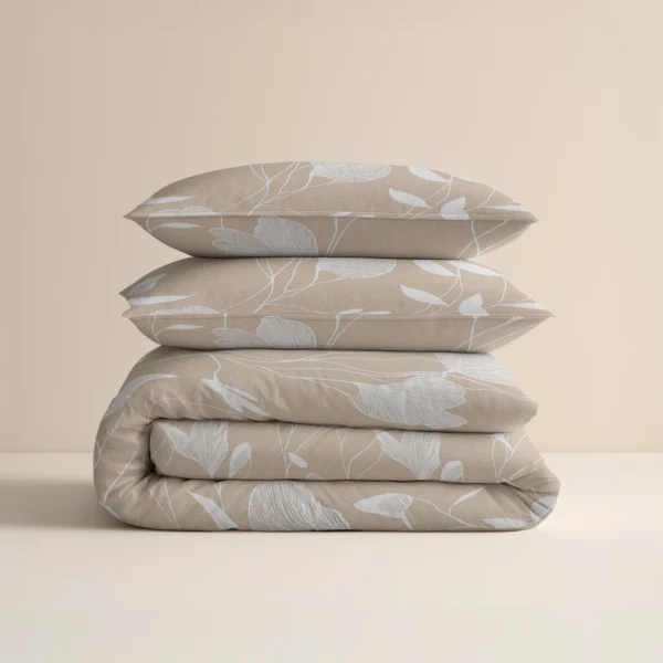 Dekbedovertrek Serenity Beige/Zand