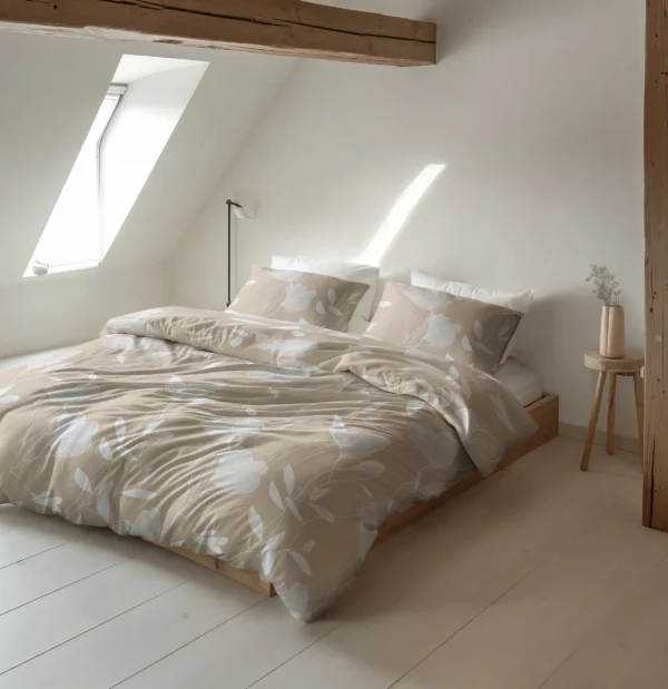 Dekbedovertrek Serenity Beige/Zand