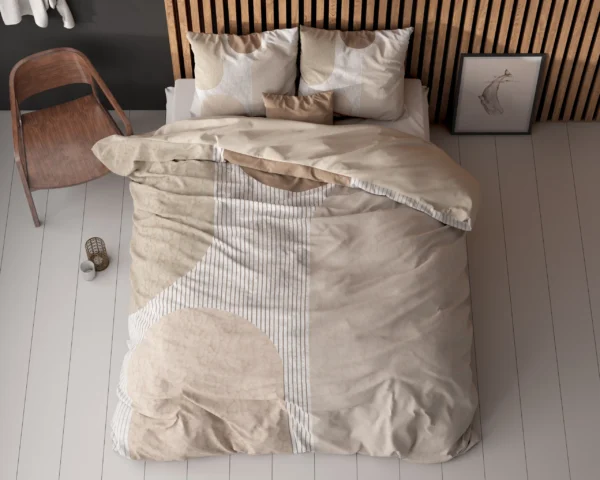 Dekbedovertrek Teddy Print Crème