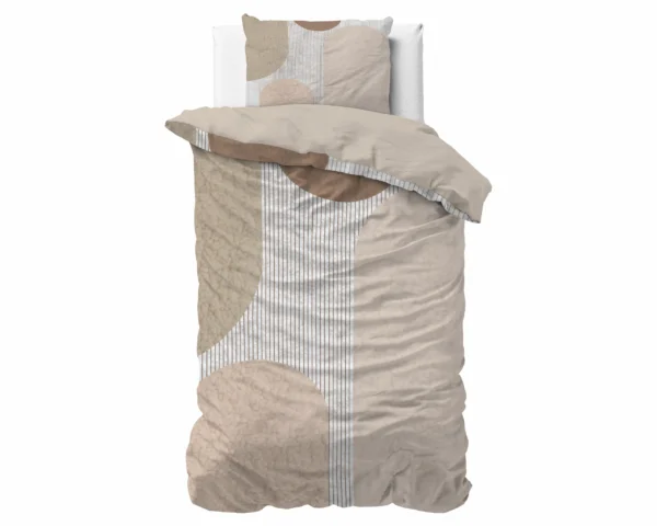 Dekbedovertrek Teddy Print Crème