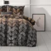 Dekbedovertrek Trendy knits Bruin