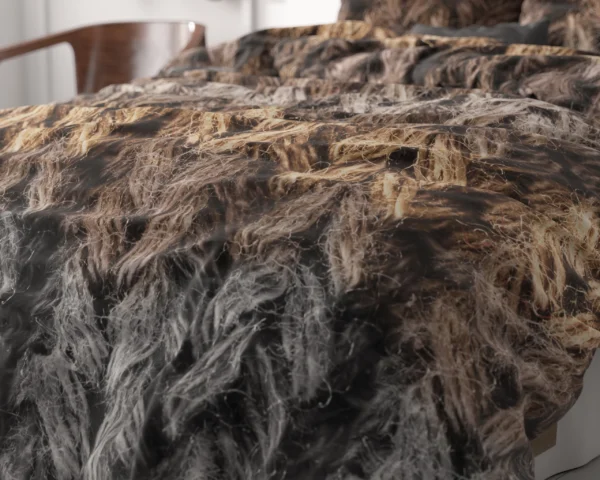 Dekbedovertrek Trendy knits Bruin