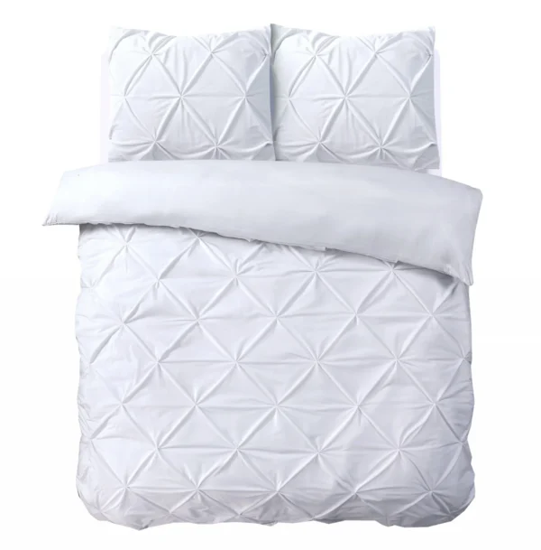 Dekbedovertrek Velvet Pintuck Wit