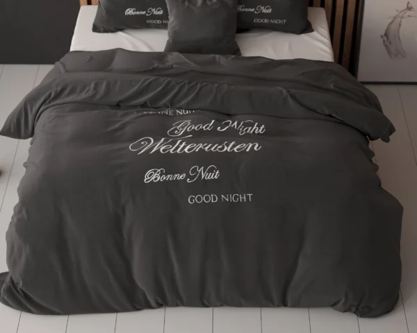 Dekbedovertrek Welterusten Zwart