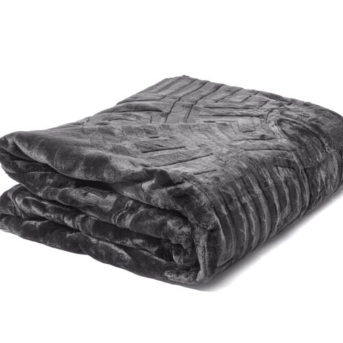 Deken Embossed Zeta Antraciet 200 x 240