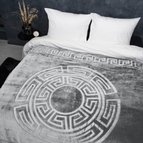 Deken Embossed Zeta Grijs 200 x 240