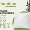 Hoofdkussen Bamboe Wit 60 x 70
