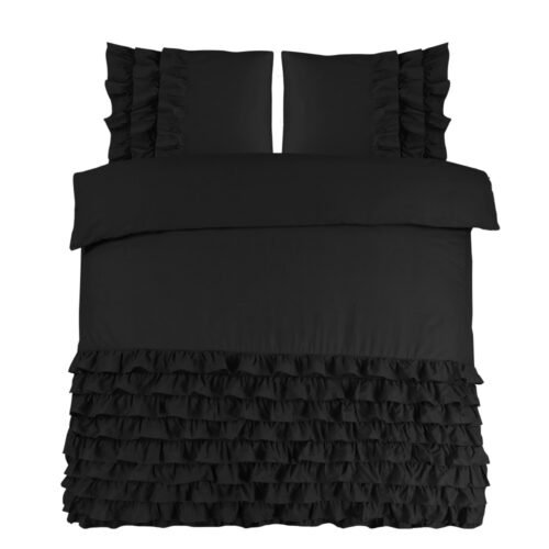 Dekbedovertrek Cyprus Zwart