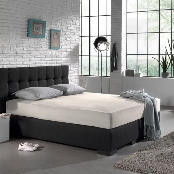 Hoeslaken Enkel Jersey Creme