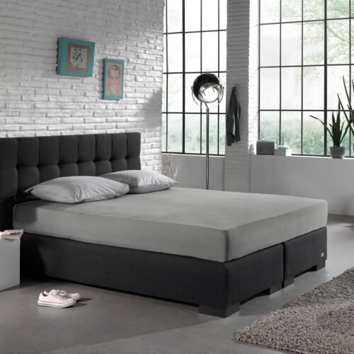 Hoeslaken Enkel Jersey Grijs