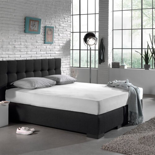 Hoeslaken Enkel Jersey Wit