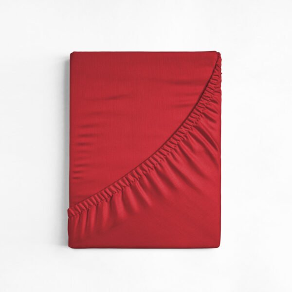 Hoeslaken Katoen Rood